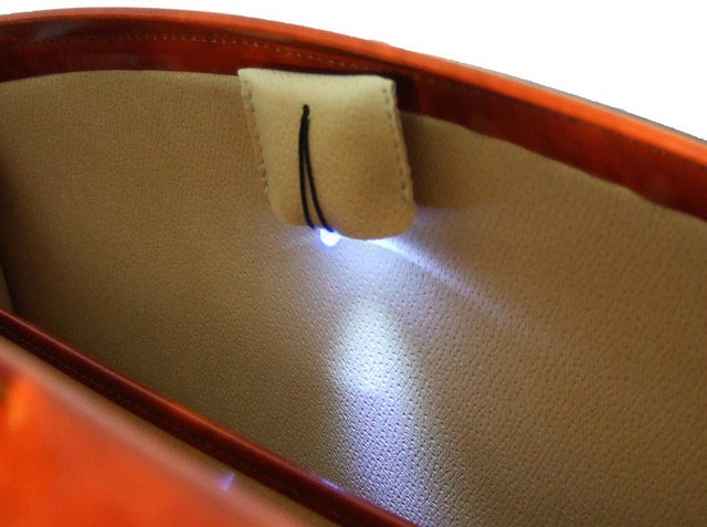 Pratesi Brunelleschi Briefcase in genuine leather - Brunelleschi Chianti