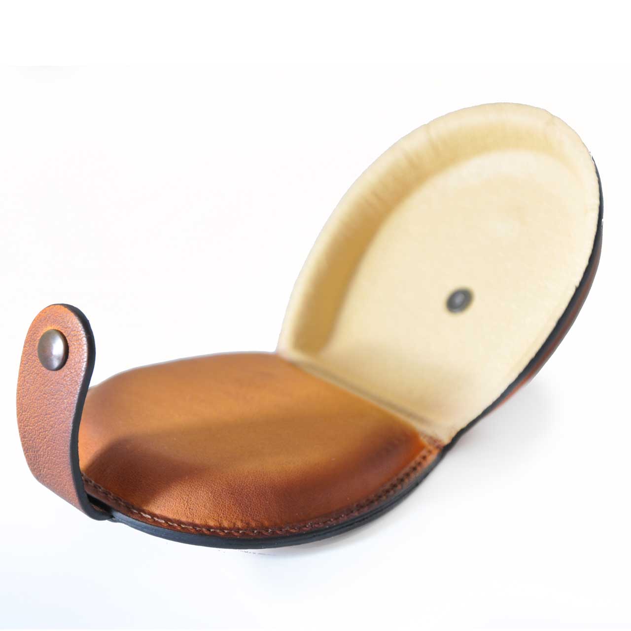 Pratesi Coin Holder B060 in genuine leather - Chianti