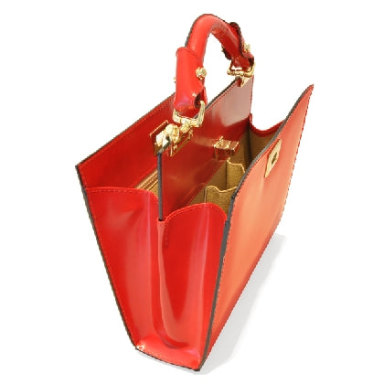 Sac Pratesi Anna Maria Luisa de' Medici Medium Lady en cuir de vache - Radica Chianti