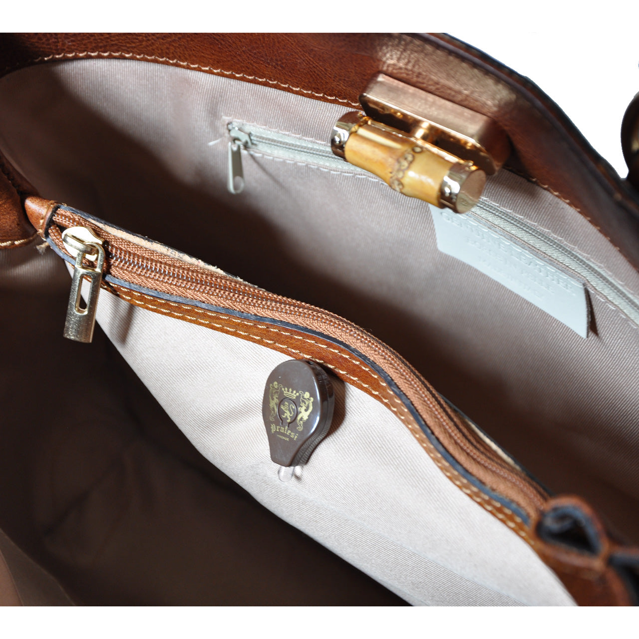 Pratesi Sarteano Shoulder Bag in genuine leather - Pink