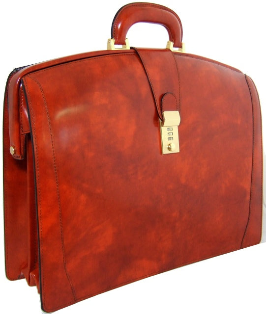 Pratesi Brunelleschi Briefcase in genuine leather Brunelleschi Brown