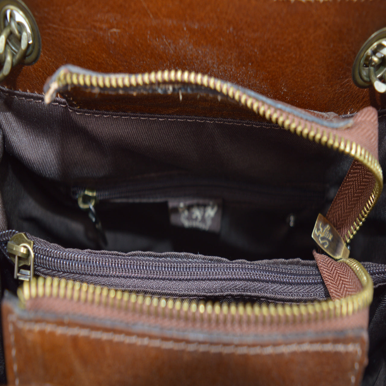 Pratesi Small Mercatale Ladybag sq8 B233/8 - Marrón