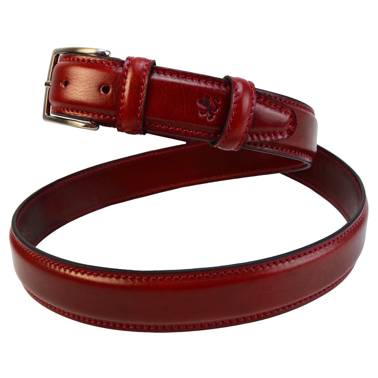 Pratesi Ezio Belt in Vegetable-Dyed Italian Leather - Cognac