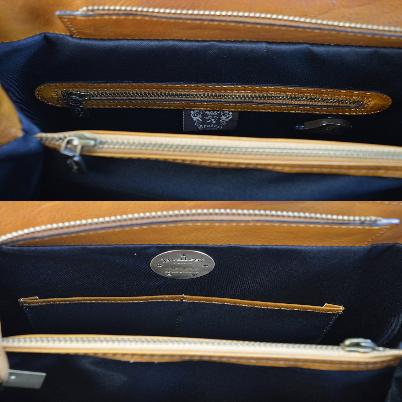 Pratesi Girone Lady Bag B615 en cuir de vache - Bruce Coffee