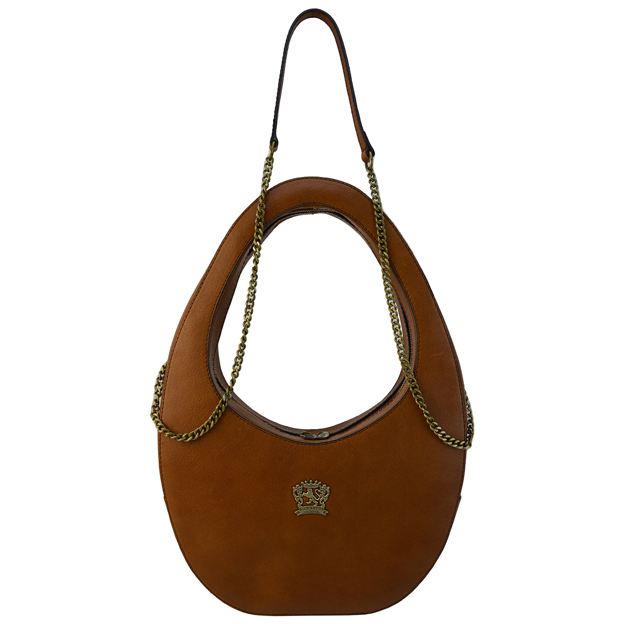 Bolso Lady Pratesi Lucca B618/30 en piel de vaca - Bruce Cognac