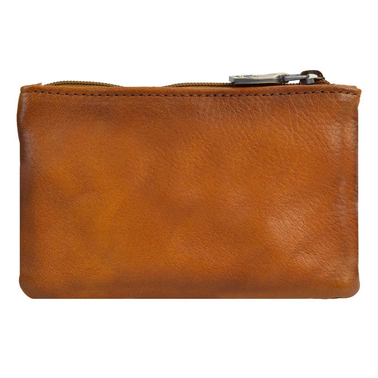Pratesi Farnia Leather Key Pouch in Italian Vegetable Tanned Leather - Yellow