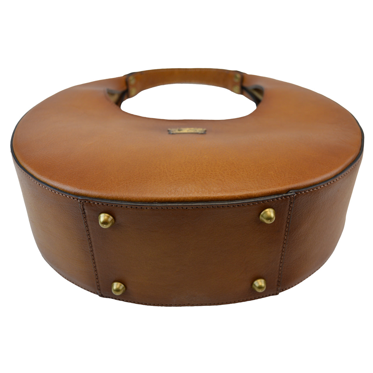 Pratesi Ville Italian Handbag in Vegetable-Dyed Leather - Brown