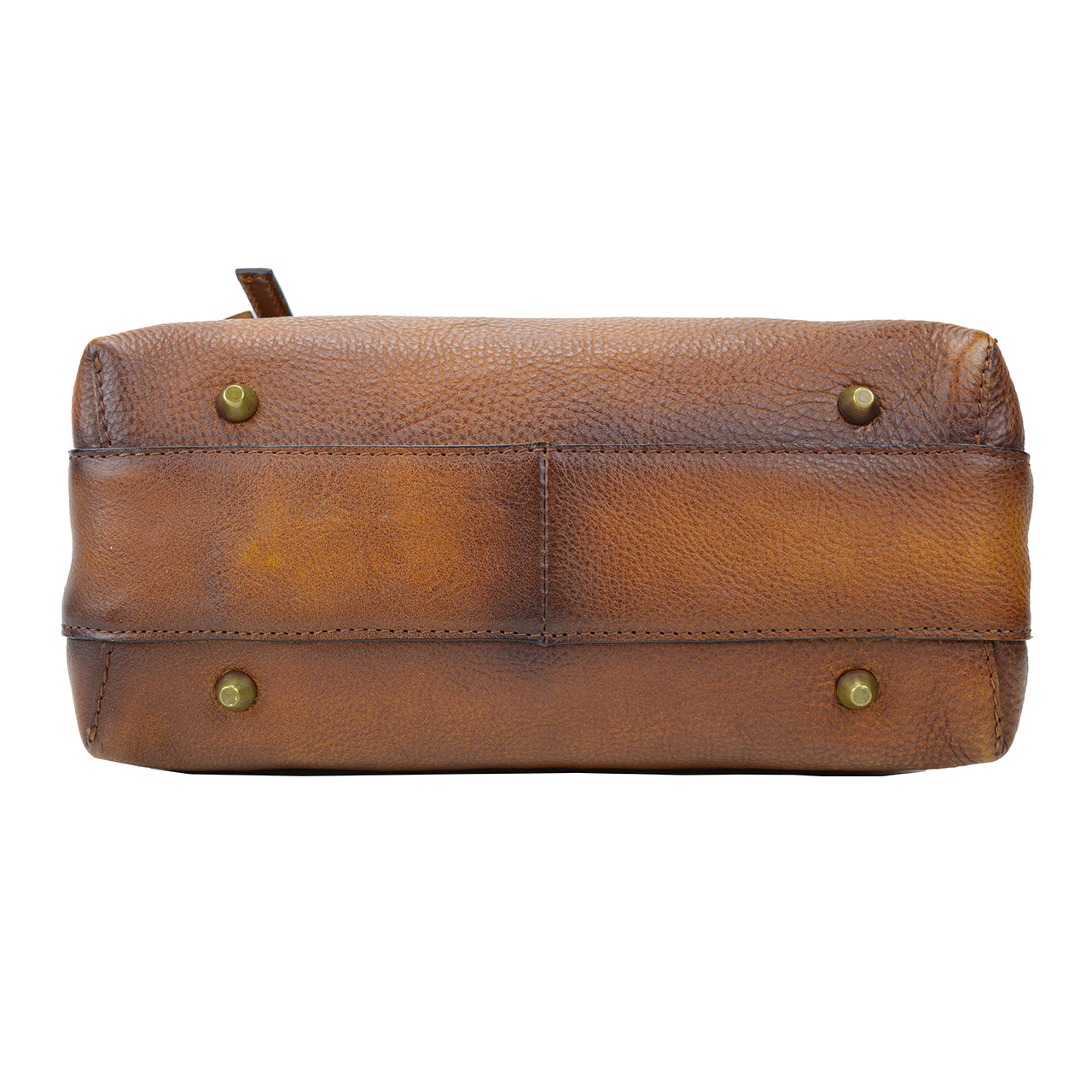 Pratesi Camperiti Ladies Handbag in Genuine Italian Vegetable Dyed Leather - Cognac