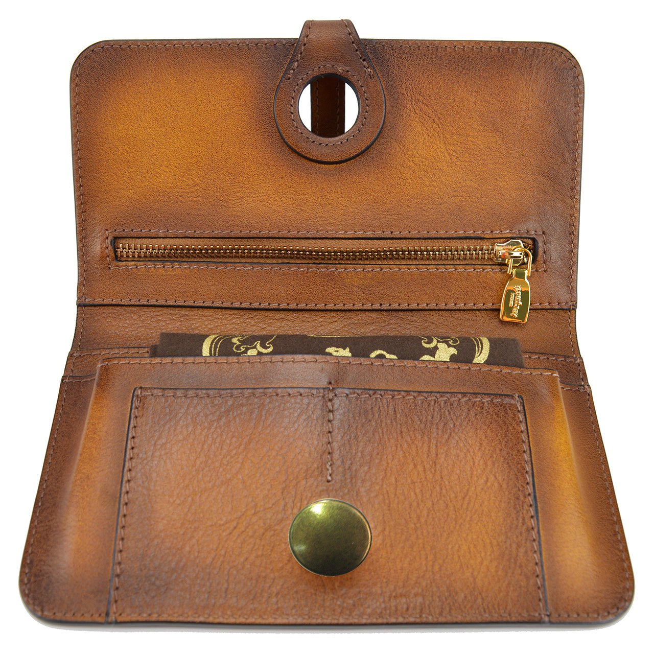 Pratesi Ellera Clutch in Vegetable Dyed Italian Leather - Sky Blue