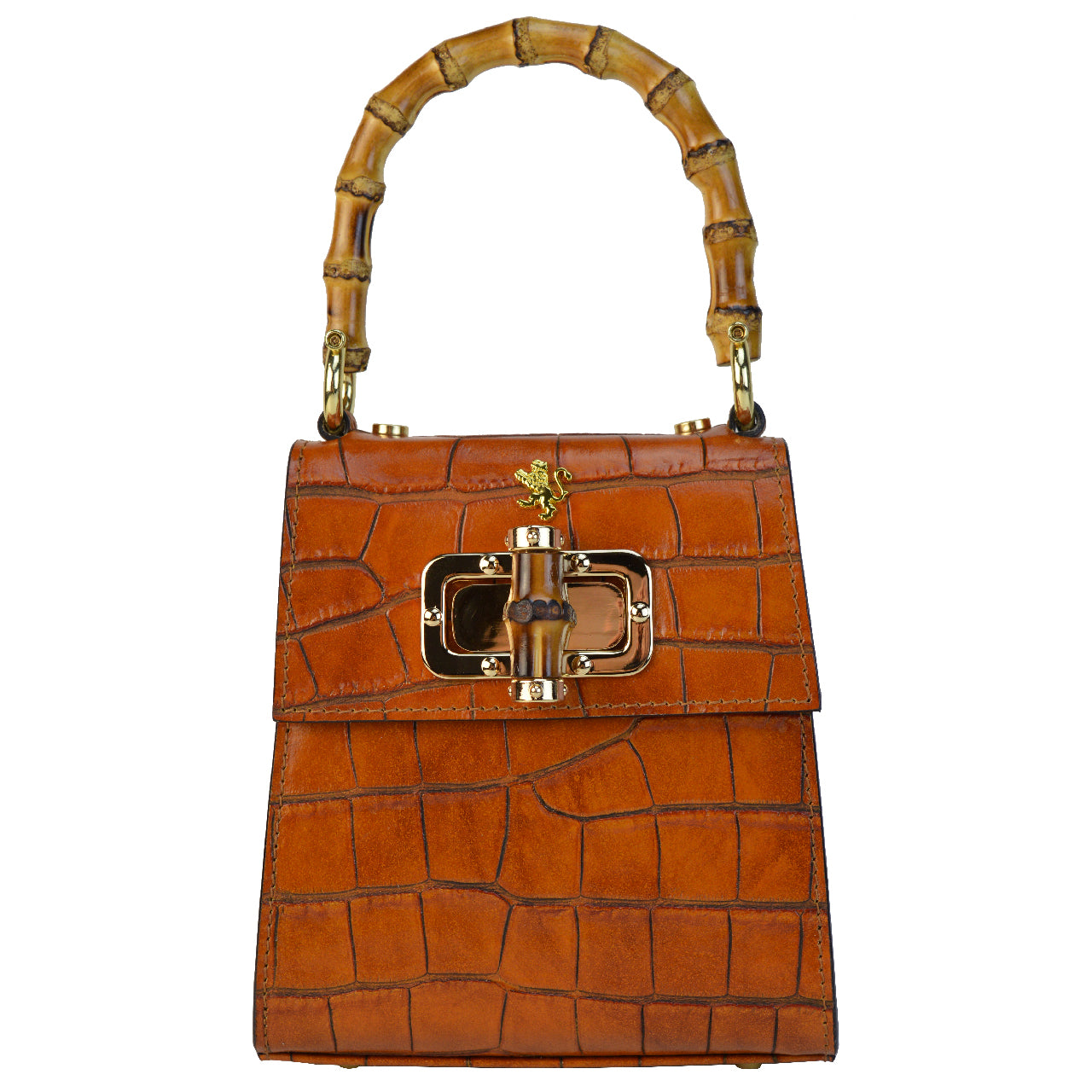 Pratesi Castalia K298/22 Lady Bag in cow leather King Cognac