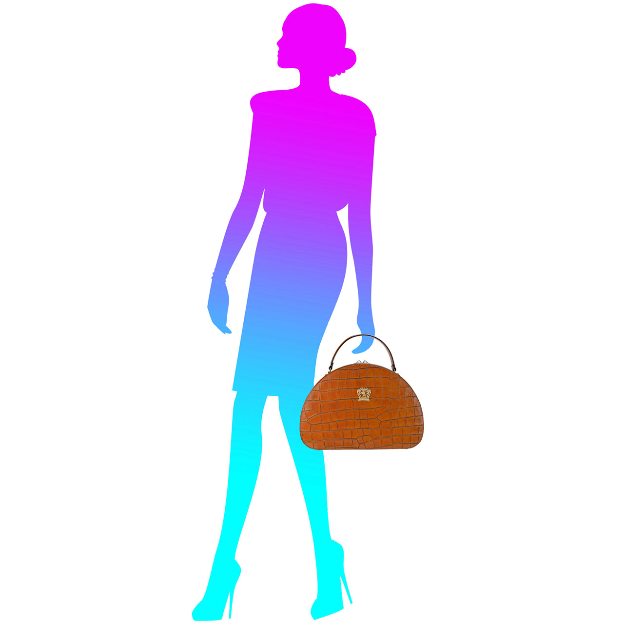 Pratesi Gran Verona HandBag K255/32 - King Cognac