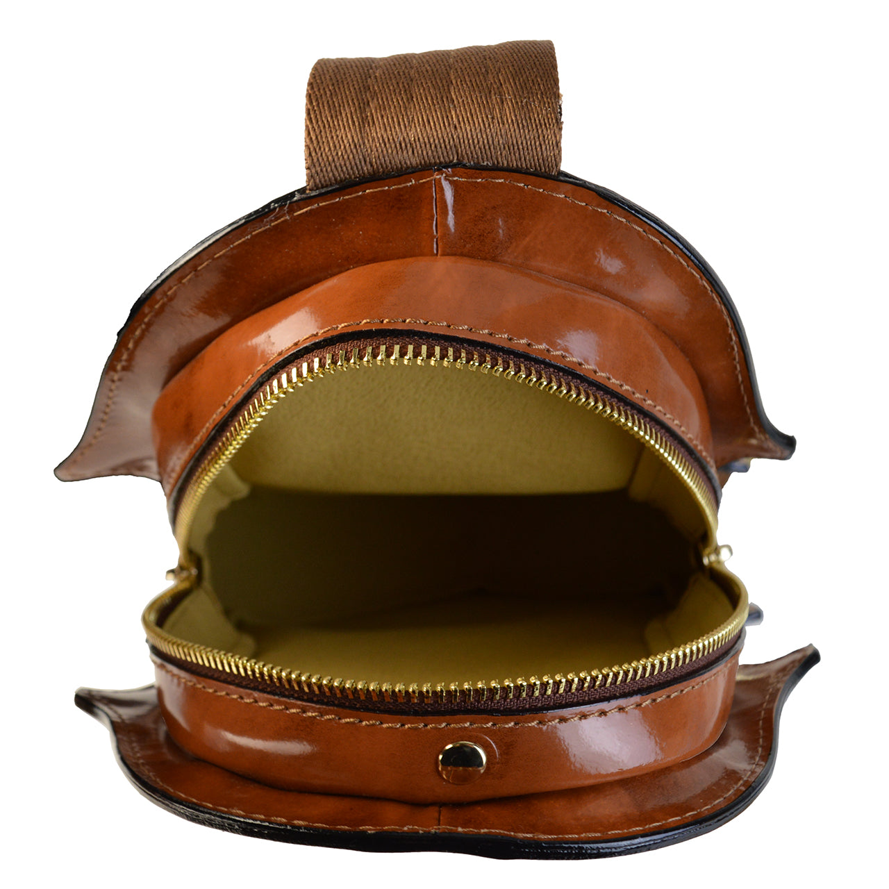 Pratesi Violino Backpack in genuine leather R210 - Brunelleschi Emerald