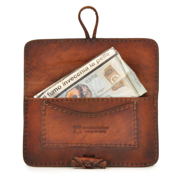 Porta Tabaco Pratesi en auténtica piel italiana