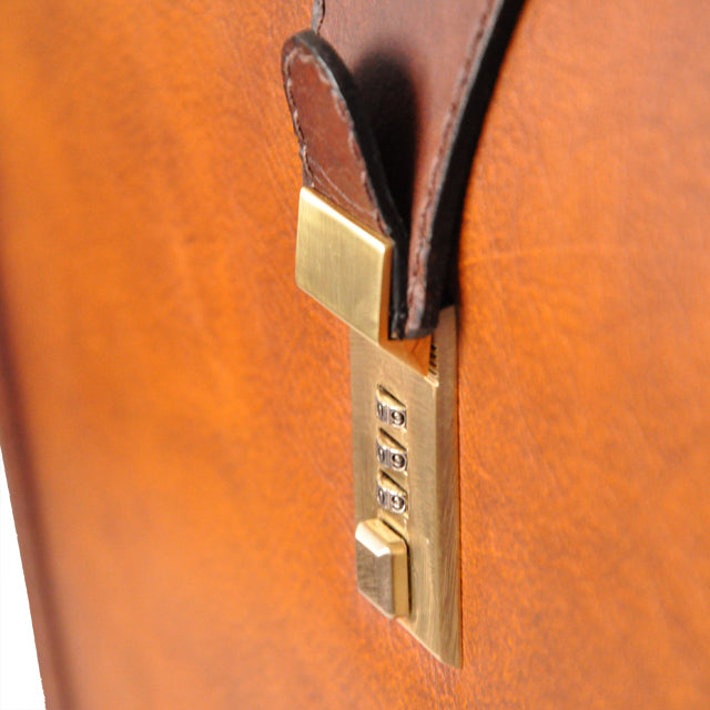 Pratesi Briefcase for Laptop Brunelleschi in genuine Italian leather