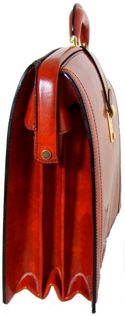 Pratesi Brunelleschi Briefcase in genuine Italian leather
