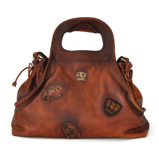 Pratesi Handbag Gaiole in genuine Italian leather