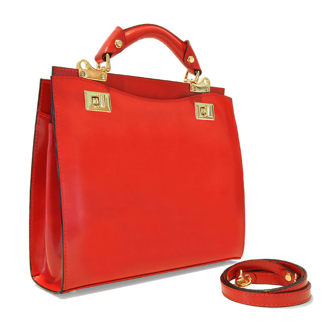 Pratesi Anna Maria Luisa de' Medici Medium Cavallino Lady Bag in real leather