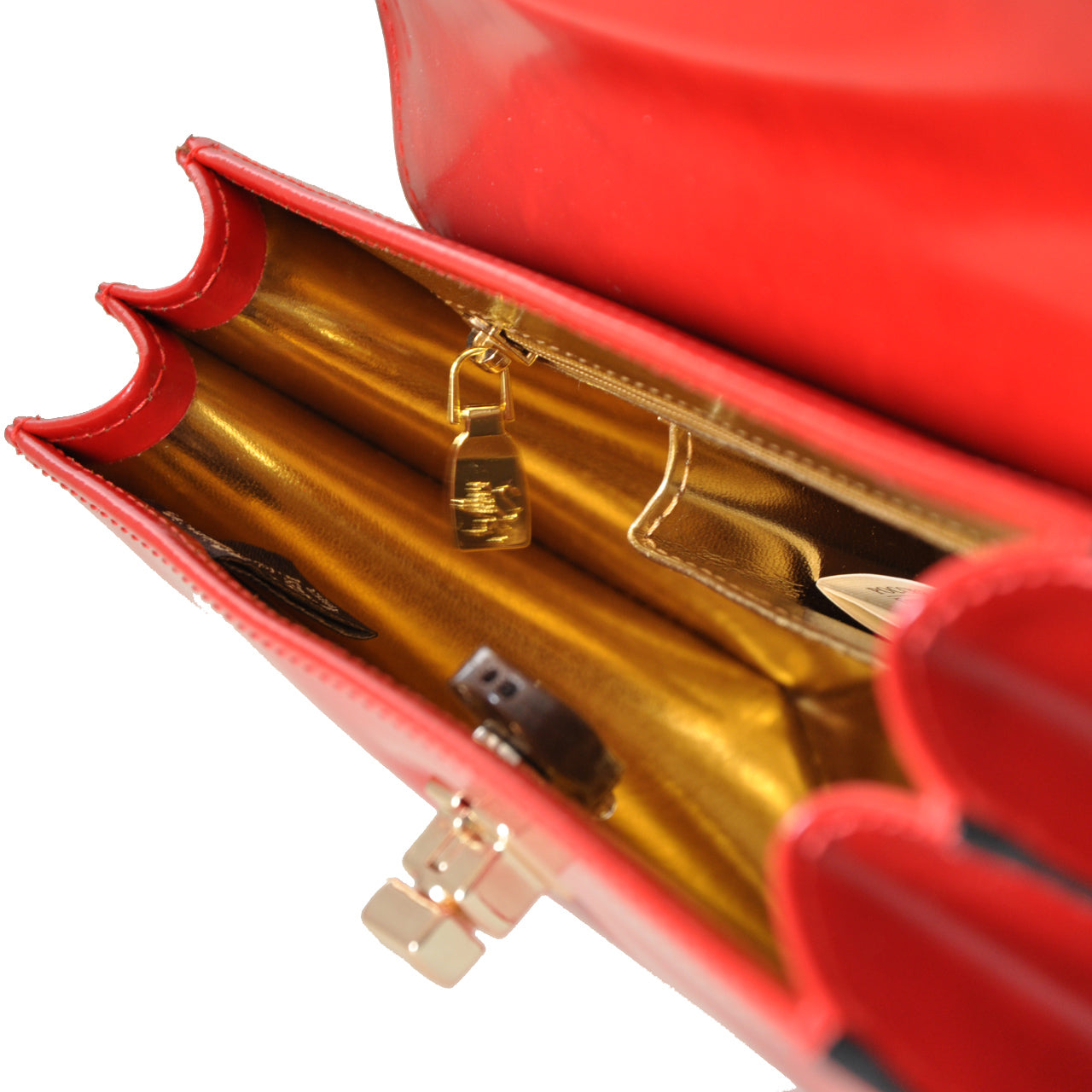 Pratesi Lucignano Bolso de mano en auténtica piel italiana