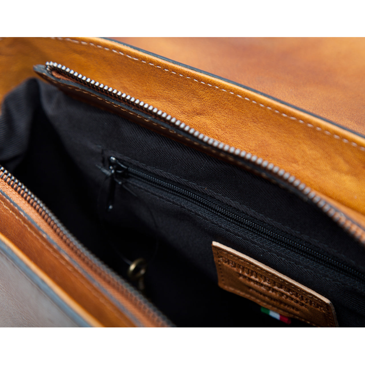 Pratesi Tote Bag Buti en véritable cuir italien