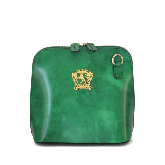 Pratesi Volterra Radica Woman Clutches in genuine Italian leather - Brunelleschi Leather Emerald