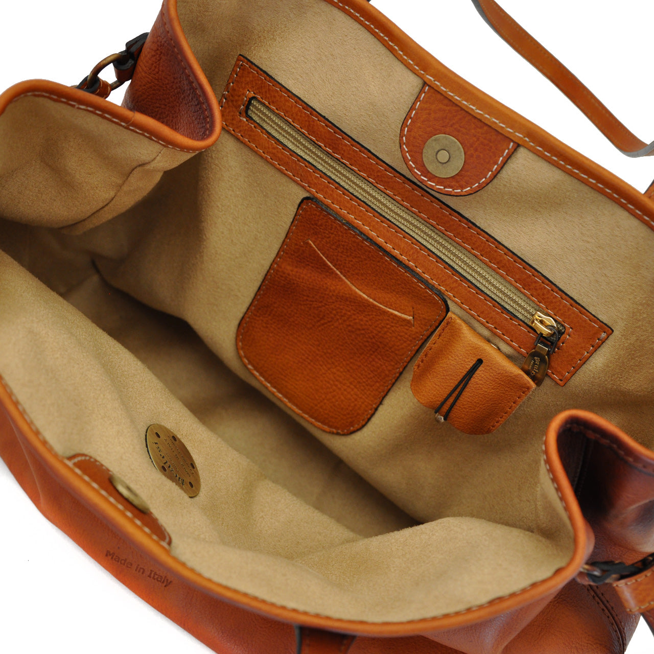 Pratesi Vetulonia Shoulder Bag in genuine Italian leather