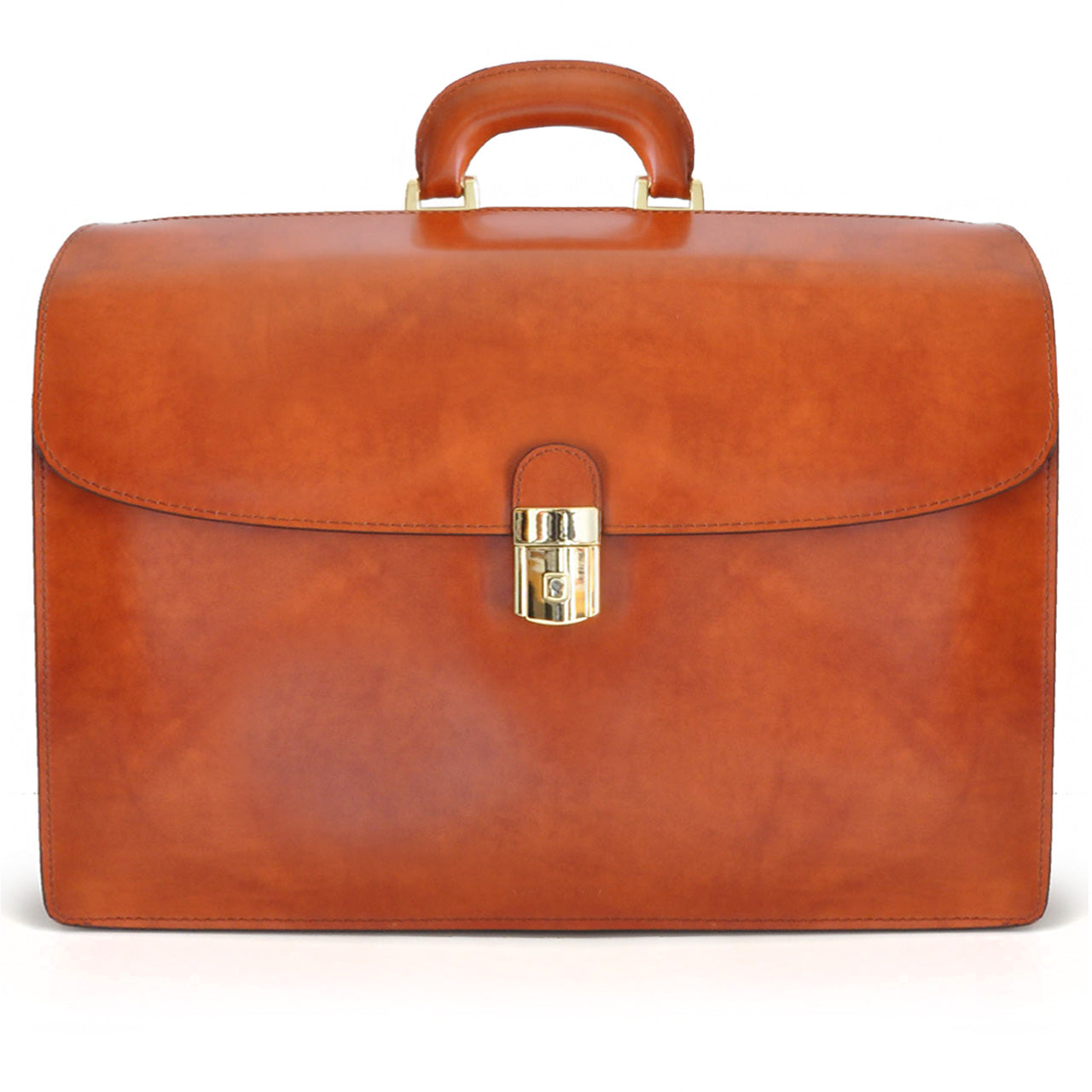 Pratesi Leonardo Briefcase in genuine Italian leather
