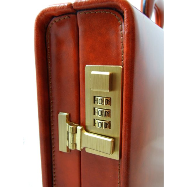 Pratesi Machiavelli Small King Attach Case 24H in genuine Italian leather