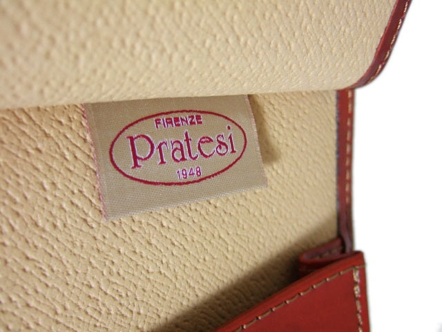 이탈리아산 천연 가죽 소재의 Pratesi Andrea del Sarto 노트 홀더
