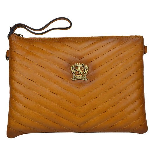 Pratesi Rufina Woman Bag in genuine Italian leather - Vegetable Tanned Italian Leather Cognac