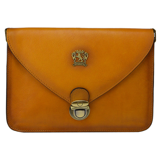 Pratesi Acone Woman Bag in genuine Italian leather - Acone Cognac