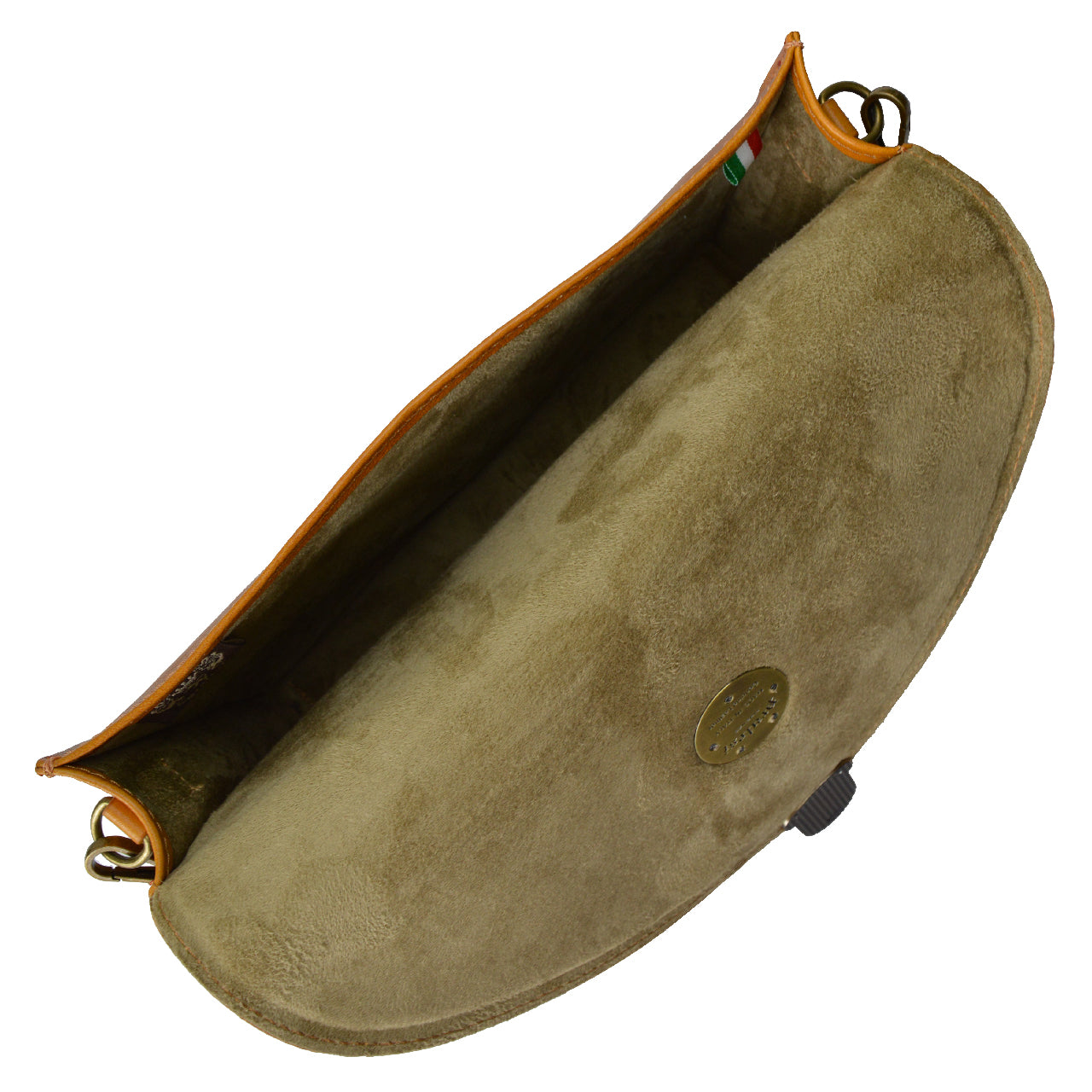 이탈리아 정품 가죽 소재의 Pratesi Acone 여성 백 - Acone Cognac