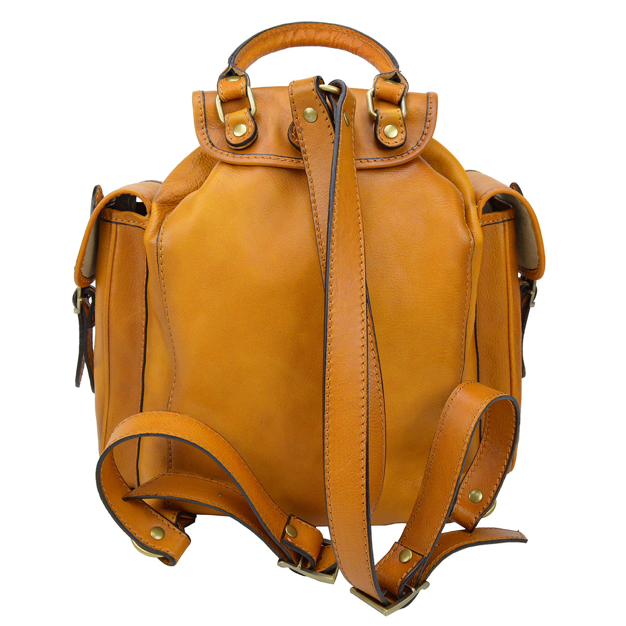 Pratesi Backpack Montalbano in genuine Italian leather B346