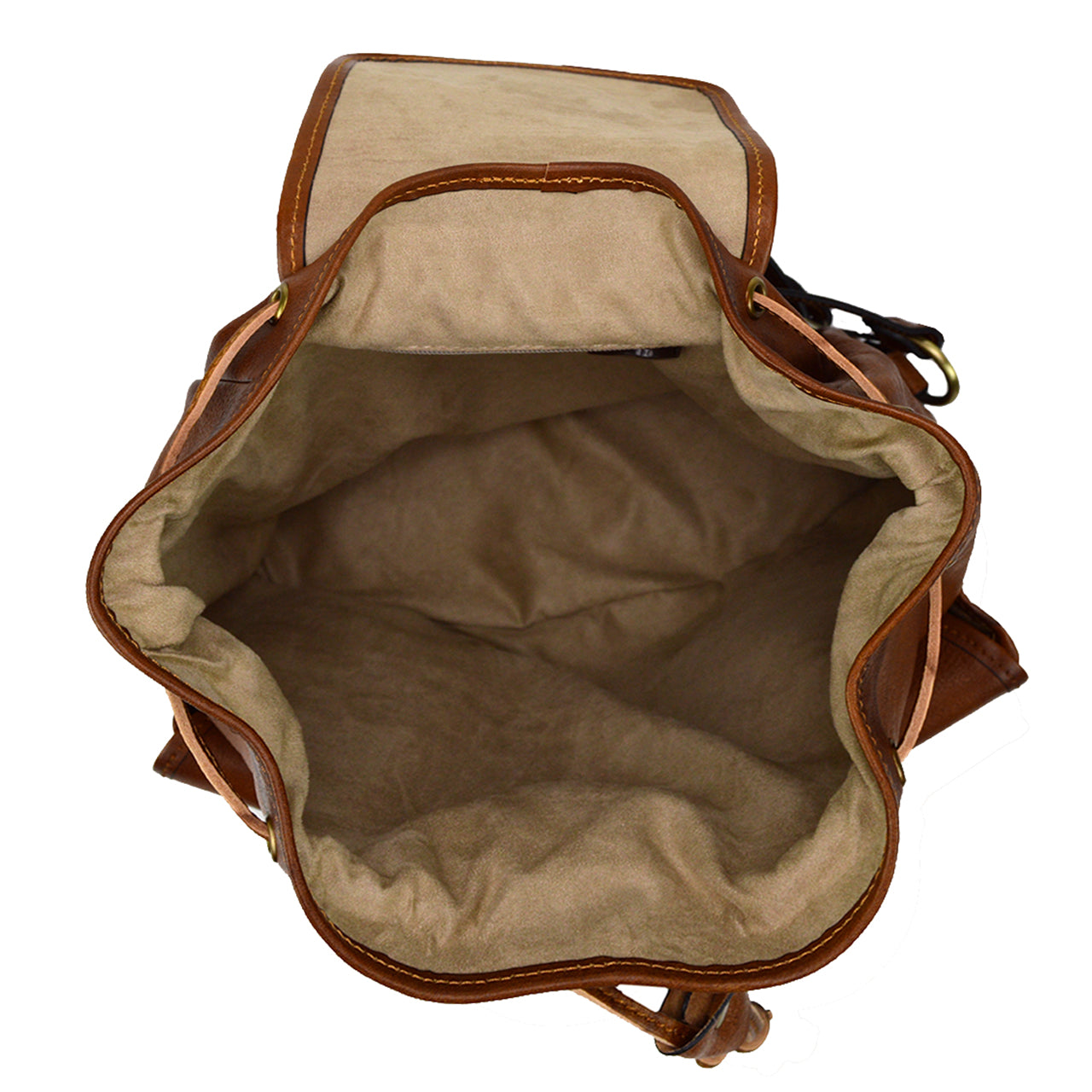 Pratesi Backpack Caporalino in genuine Italian leather