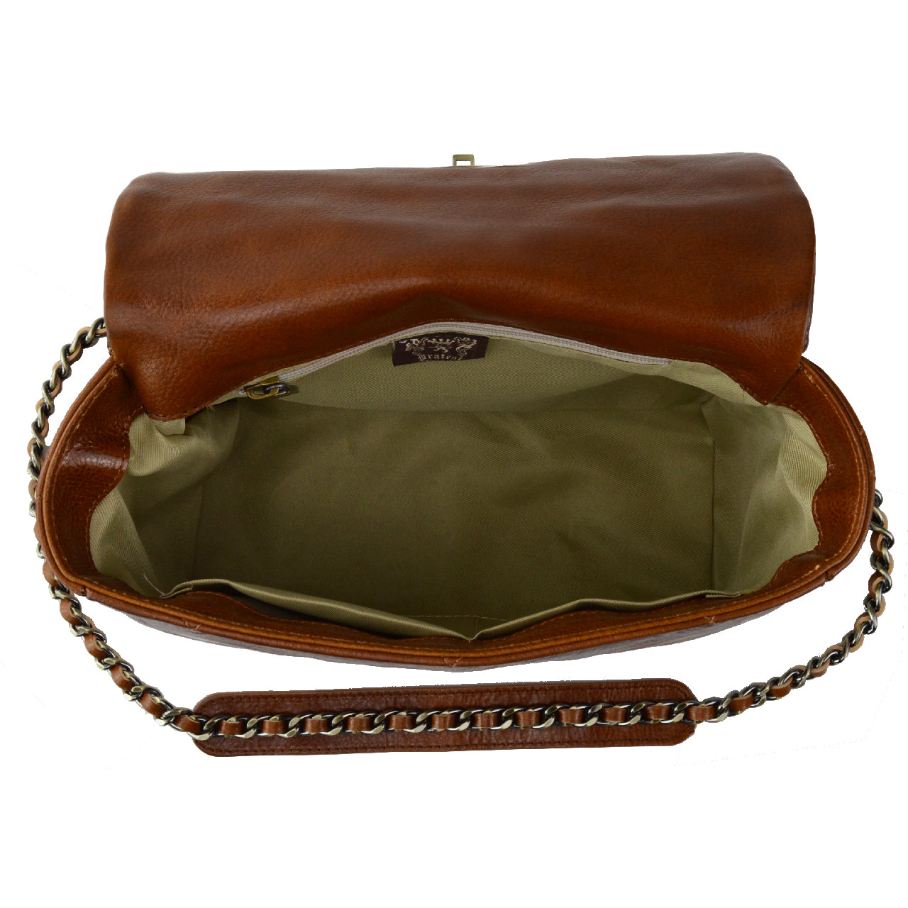 Pratesi Torrita di Siena Ladybag B448 - Vegetable Tanned Italian Leather Chianti