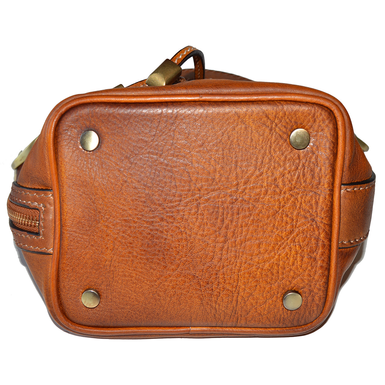 Pratesi Sorano Small Woman Bag in genuine Italian leather - Vegetable Tanned Italian Leather Brown