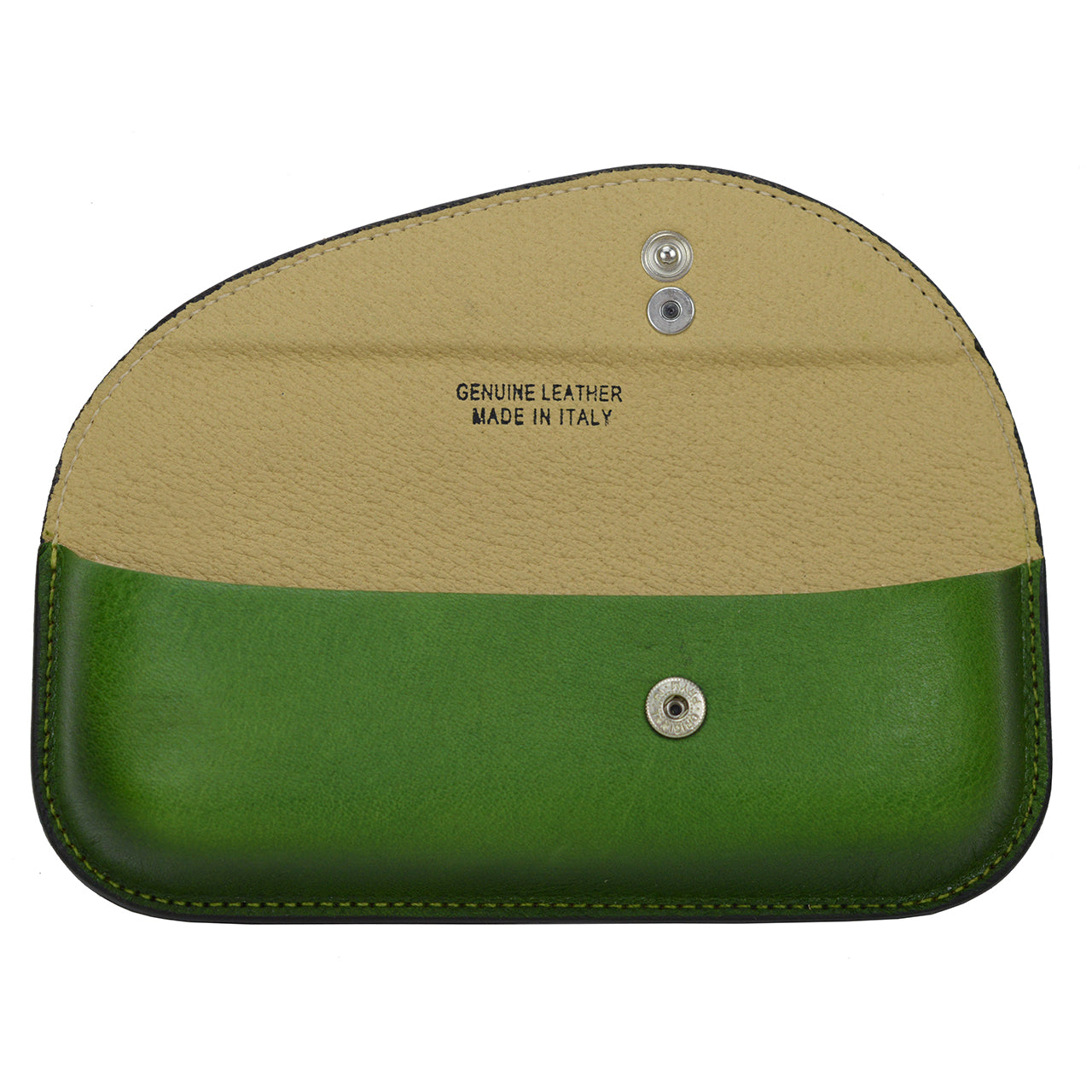 Pratesi Eyeglass Case in genuine Italian leather B062 - Vegetable Tanned Italian Leather Brown