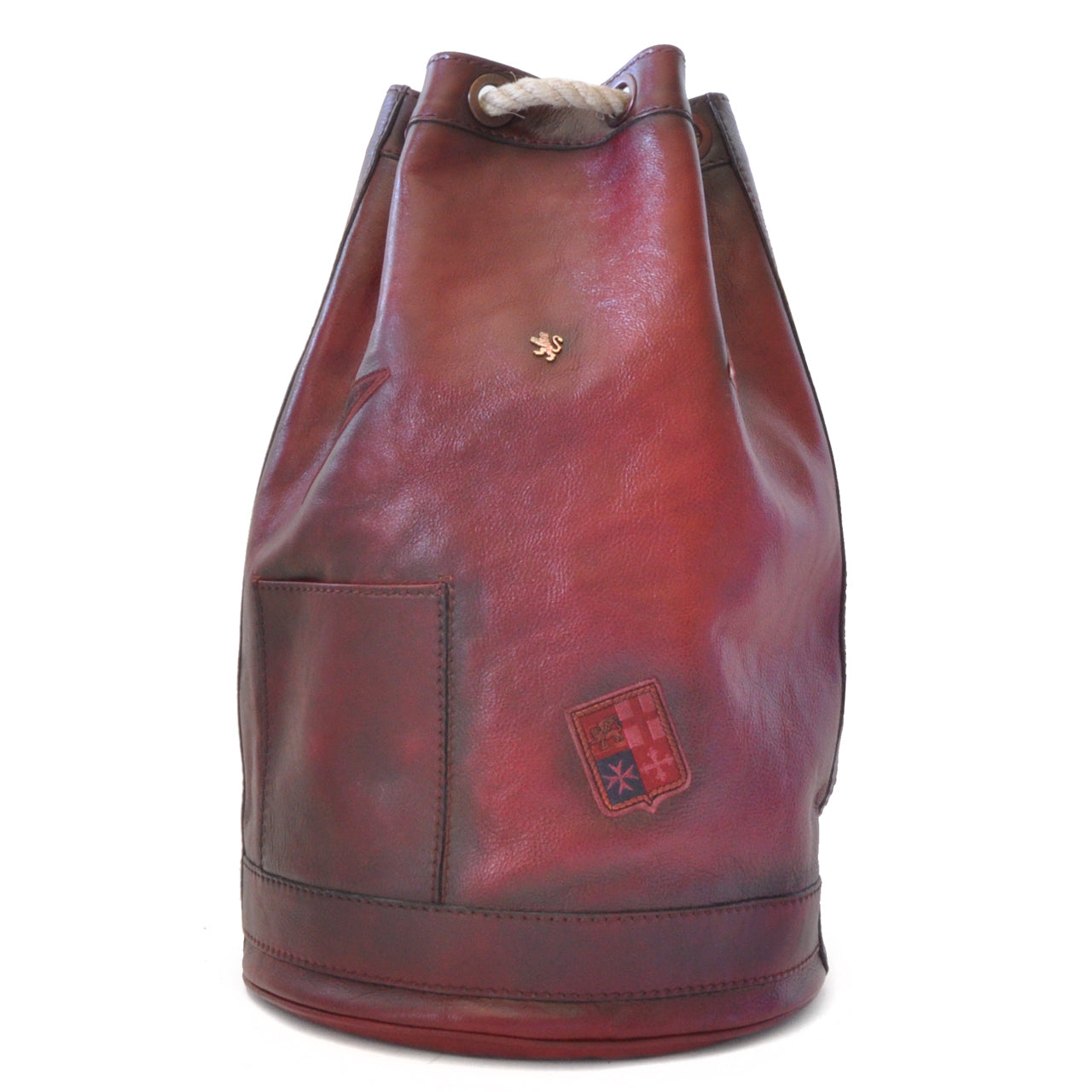 Pratesi Travel Bag Patagonia in genuine Italian leather Vegetable Ta