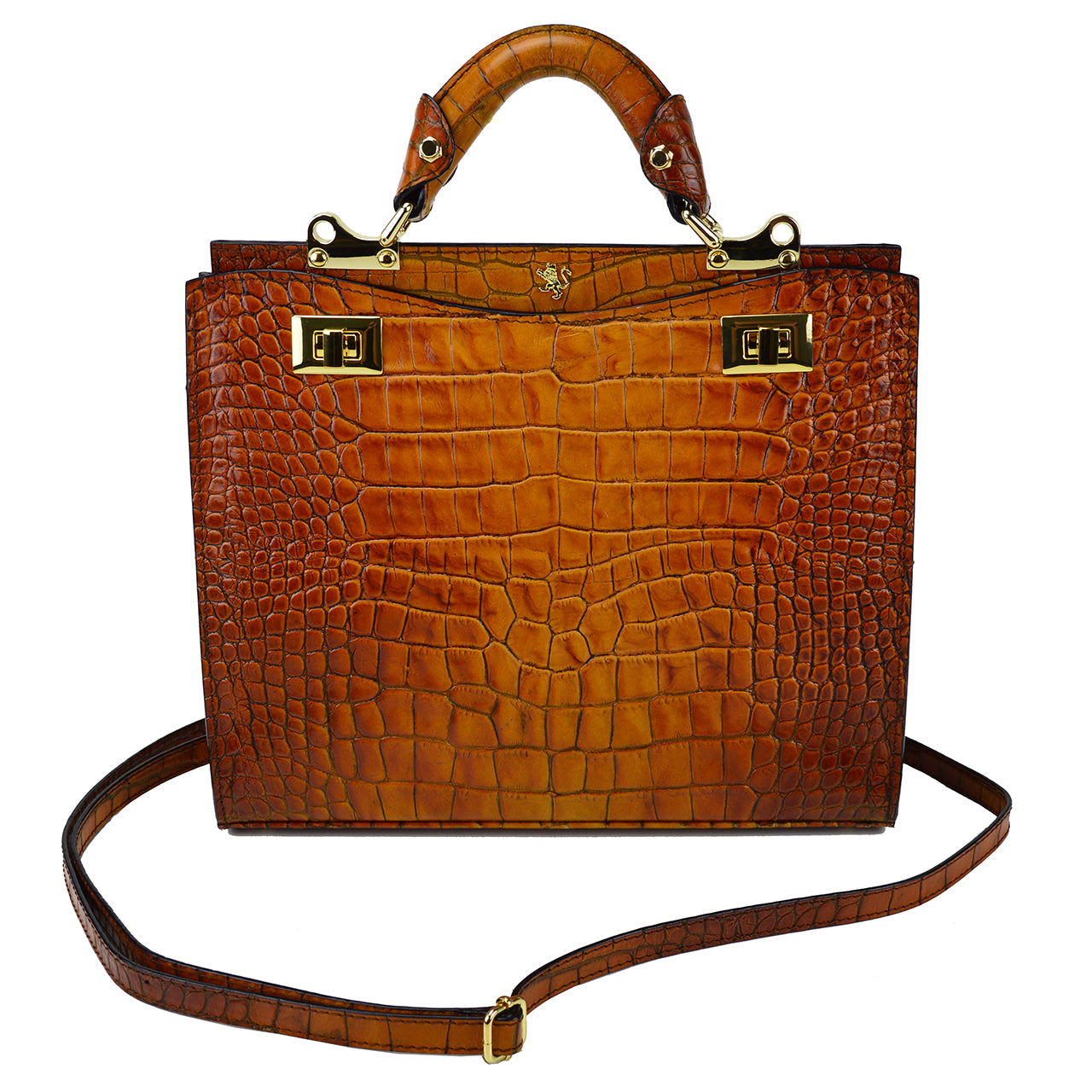 Pratesi Anna Maria Luisa de' Medici Medium King Lady Bag in genuine Italian leather