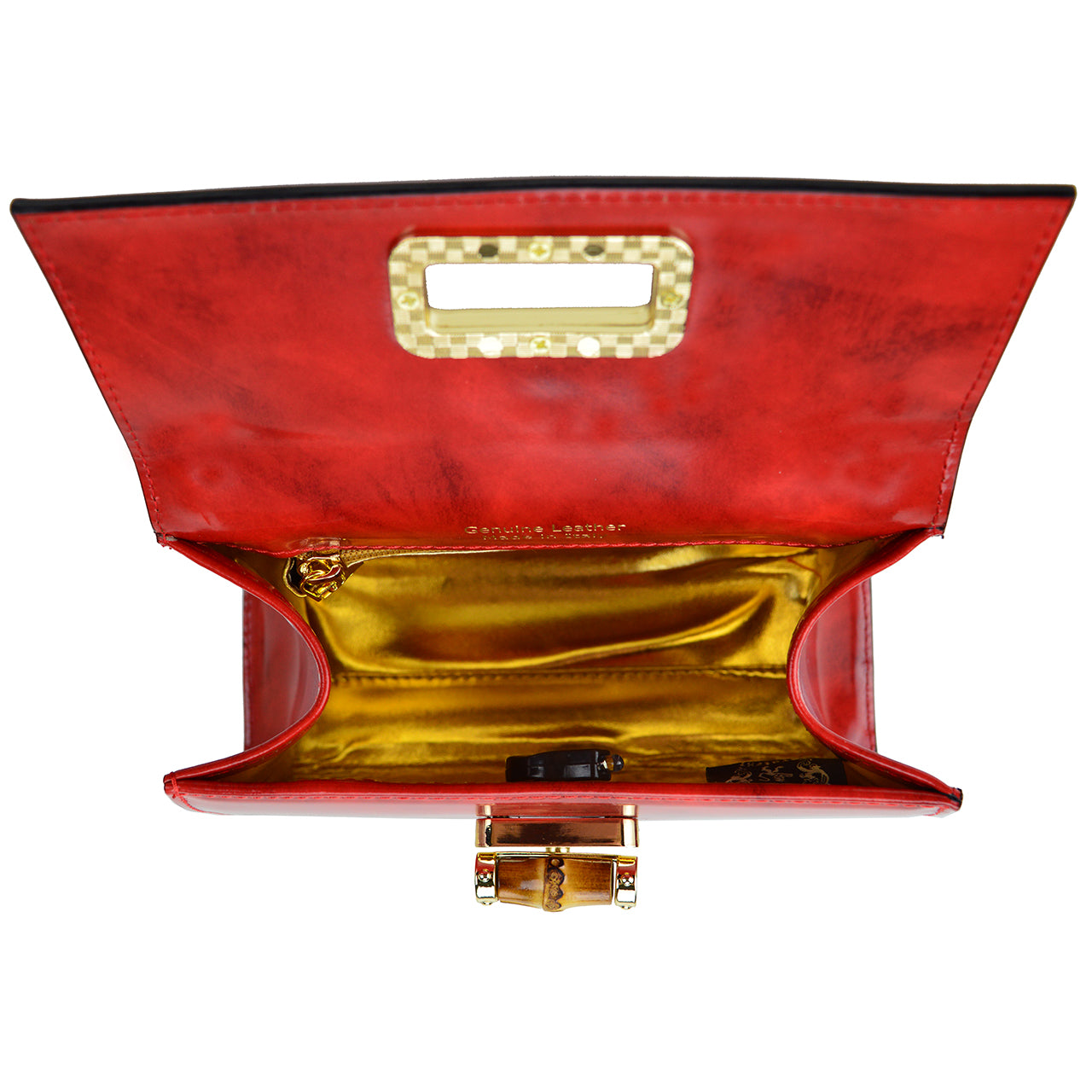 Pratesi Castalia Lady Bag in genuine Italian leather - Castalia Chianti