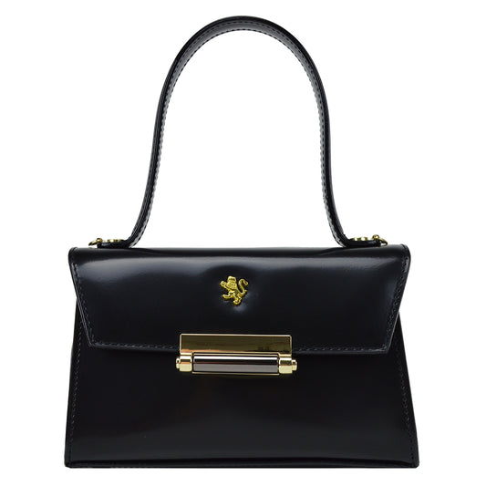 Pratesi Miss Impruneta R146 Lady Bag in genuine Italian leather - Miss Impruneta R146 Black