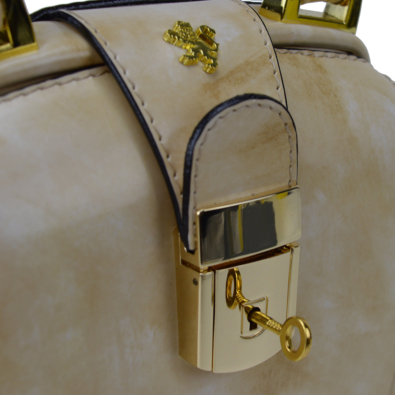 Pratesi Brunelleschi Handbag in genuine Italian leather - Brunelleschi Violet