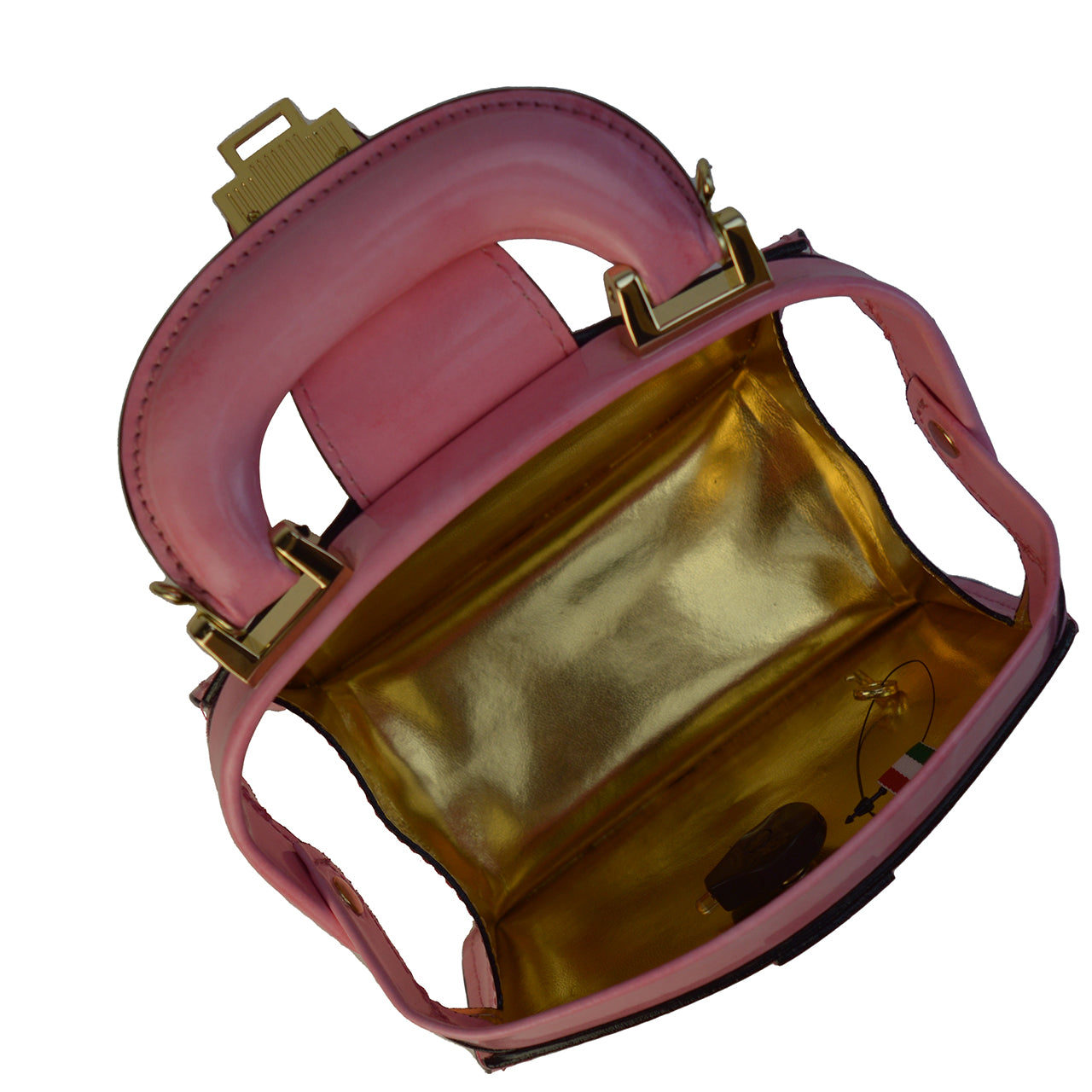 Pratesi Lady 18 Brunelleschi in genuine Italian leather - Brunelleschi Leather Mustard