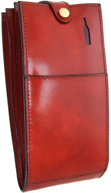 이탈리아산 천연 가죽 소재의 Pratesi Arianna 와인 케이스