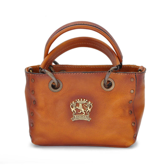 Pratesi Bagnone Lady Bag in vegetable-dyed leather - Cognac