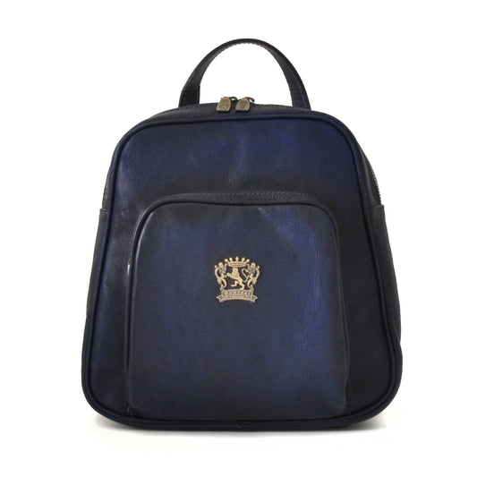 Pratesi Sirmione Backpack in genuine leather - Blue