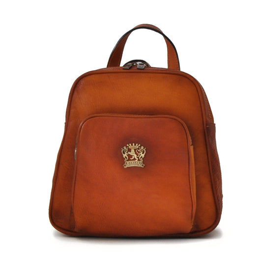 Pratesi Sirmione Backpack in genuine leather - Cognac