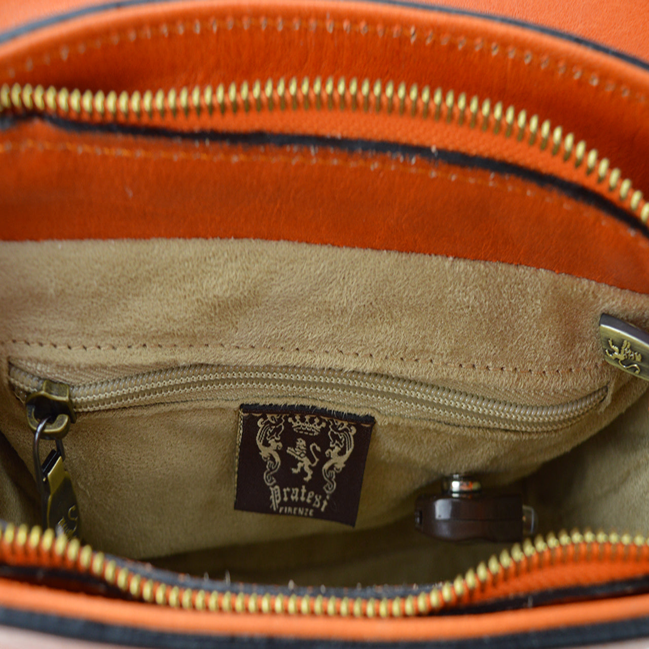 Pratesi Tote Bag Buti 330/P in cow leather - Bruce Chianti- LQE