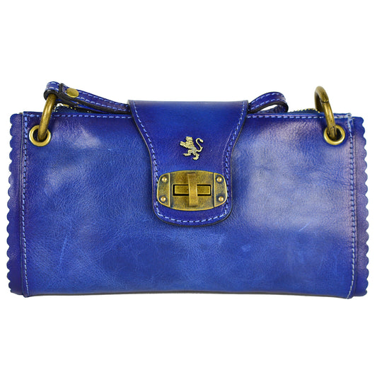 소가죽 소재의 Pratesi 여성 백 Pontremoli B336 - Bruce Electric Blue