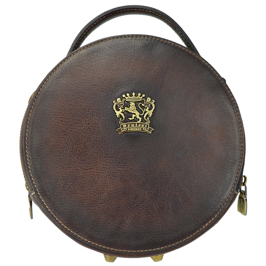 Bolso Tote Pratesi Troghi B188 en cuero de vaca - Troghi B188 Café