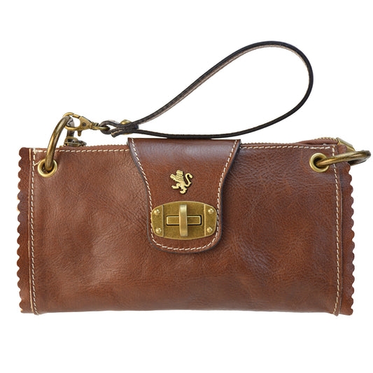 소가죽 소재의 Pratesi 여성 백 Pontremoli B336 - Bruce Coffee